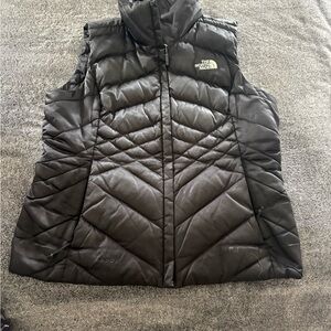 The North Face Black Quilted Down Vest - Women's
